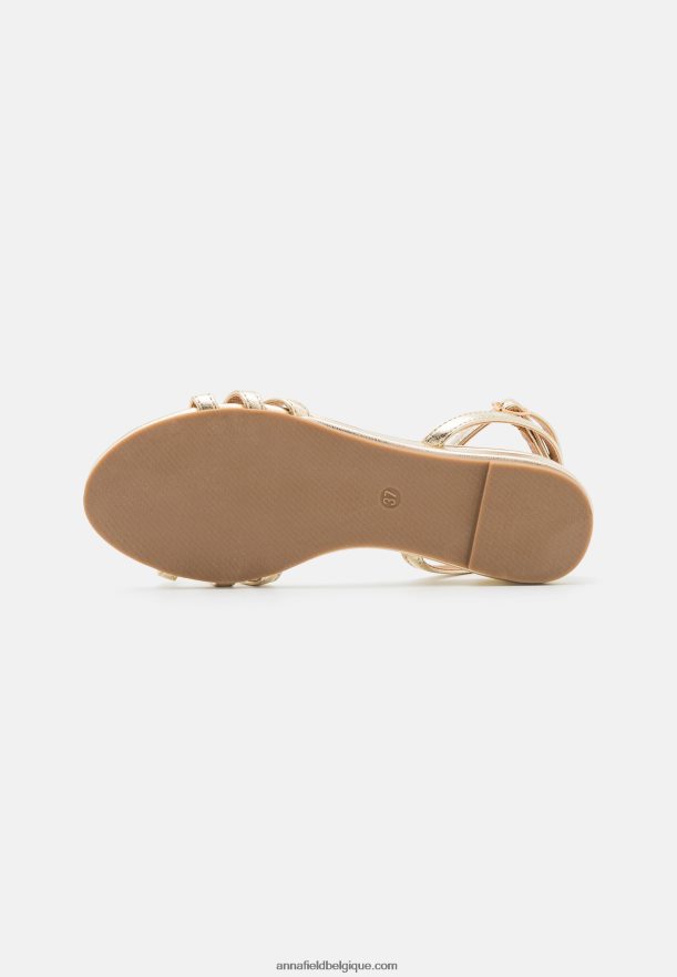 femmes sandales or Anna FieldNHH26B1247