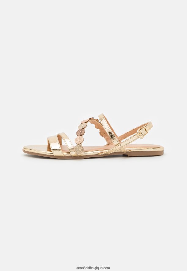 femmes sandales or Anna FieldNHH26B1260