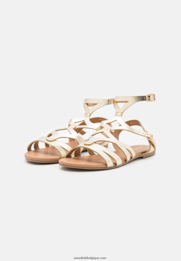femmes sandales or Anna FieldNHH26B1373