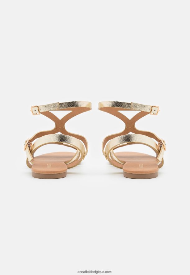 femmes sandales or Anna FieldNHH26B1373