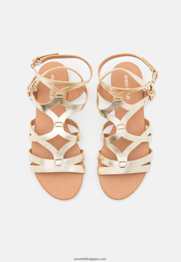 femmes sandales or Anna FieldNHH26B1373
