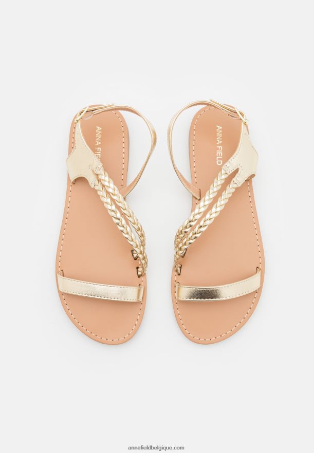 femmes sandales or Anna FieldNHH26B1391