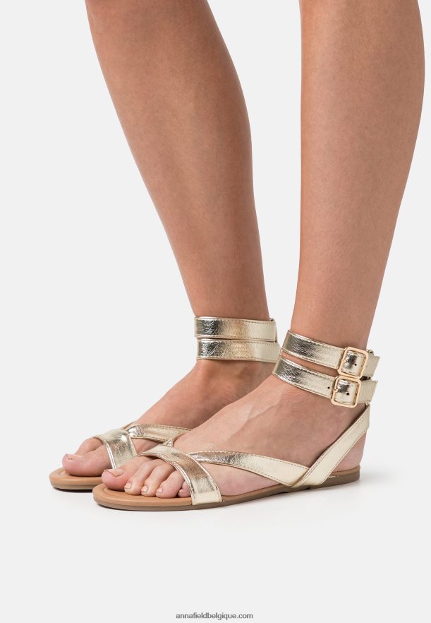femmes sandales or Anna FieldNHH26B1424