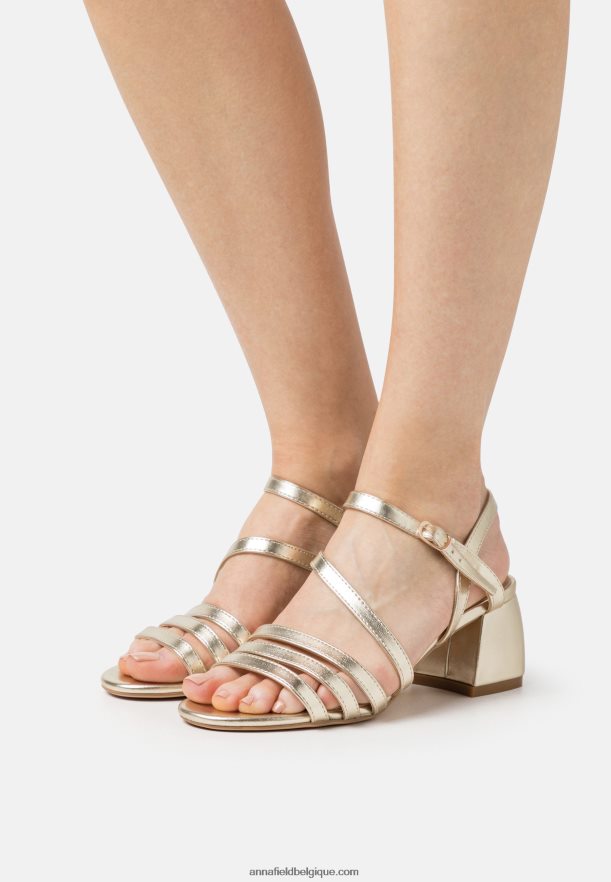 femmes sandales or Anna FieldNHH26B1435