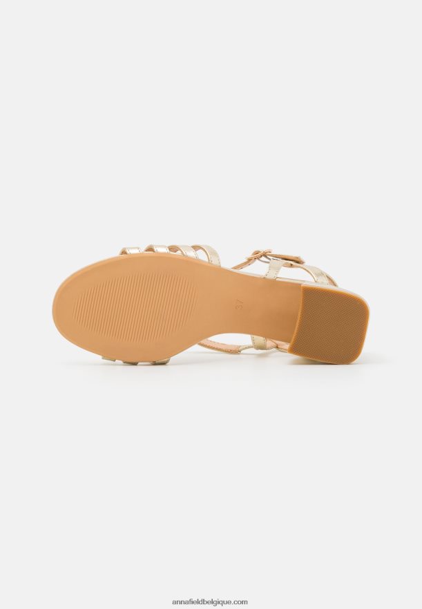femmes sandales or Anna FieldNHH26B1435