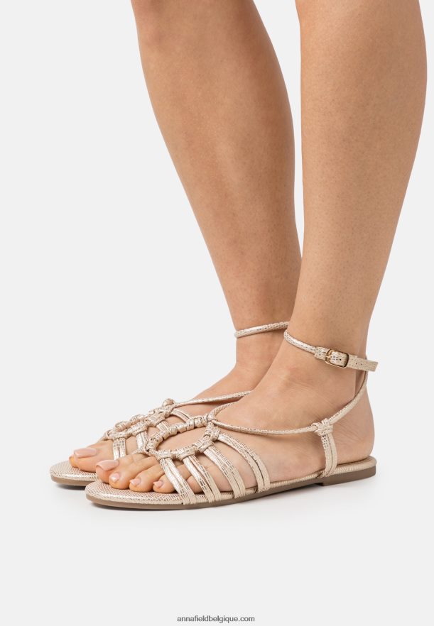femmes sandales or Anna FieldNHH26B1436