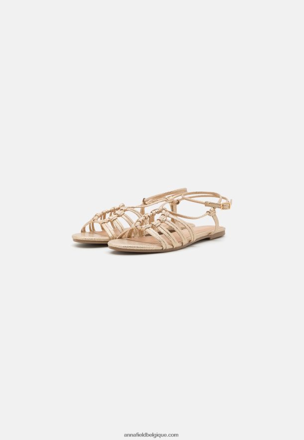 femmes sandales or Anna FieldNHH26B1436