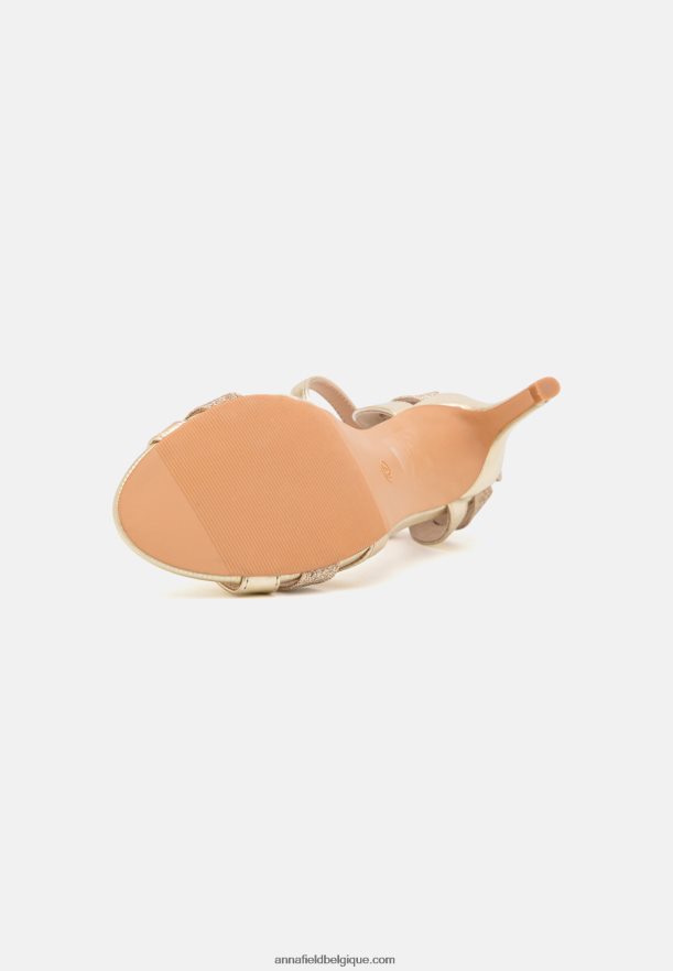 femmes sandales or Anna FieldNHH26B1441