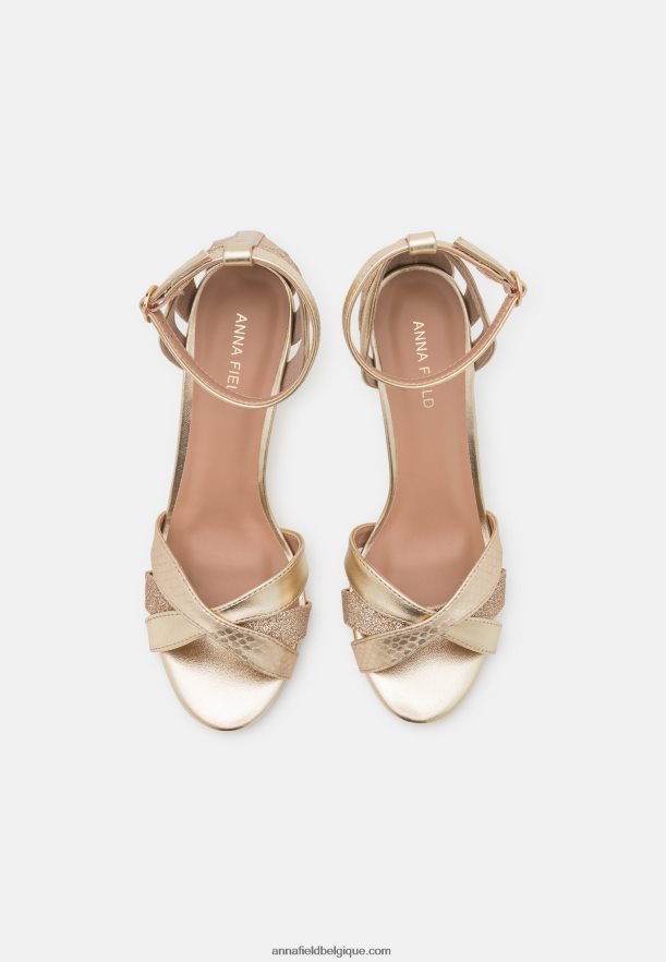 femmes sandales or Anna FieldNHH26B1441
