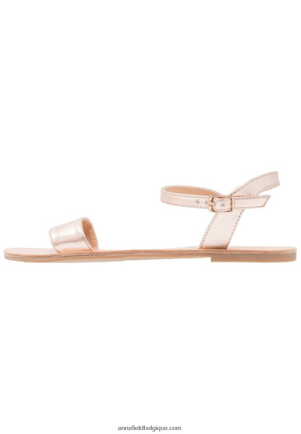 femmes sandales or rose Anna FieldNHH26B1257