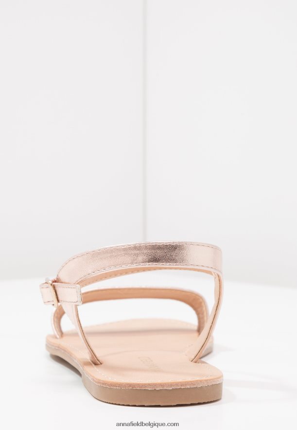 femmes sandales or rose Anna FieldNHH26B1257