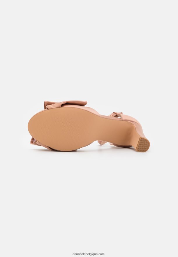 femmes sandales or rose Anna FieldNHH26B1394