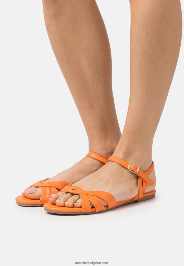 femmes sandales oranges Anna FieldNHH26B1317