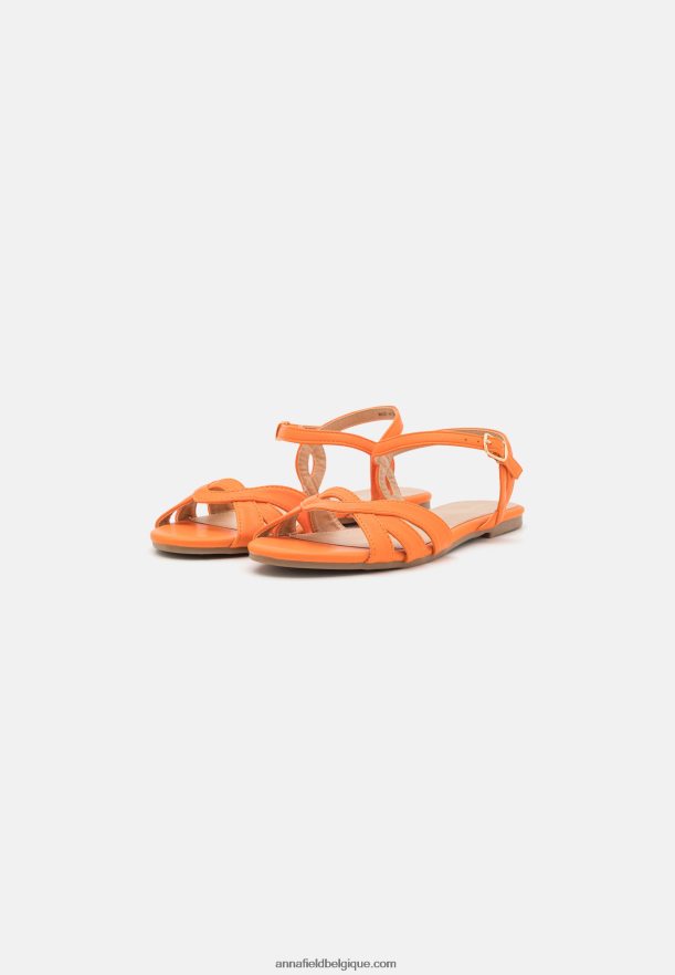 femmes sandales oranges Anna FieldNHH26B1317