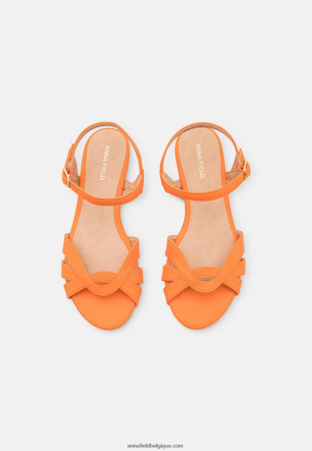 femmes sandales oranges Anna FieldNHH26B1317