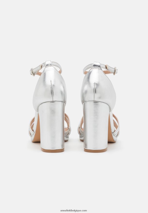 femmes sandales plateforme argent Anna FieldNHH26B1580