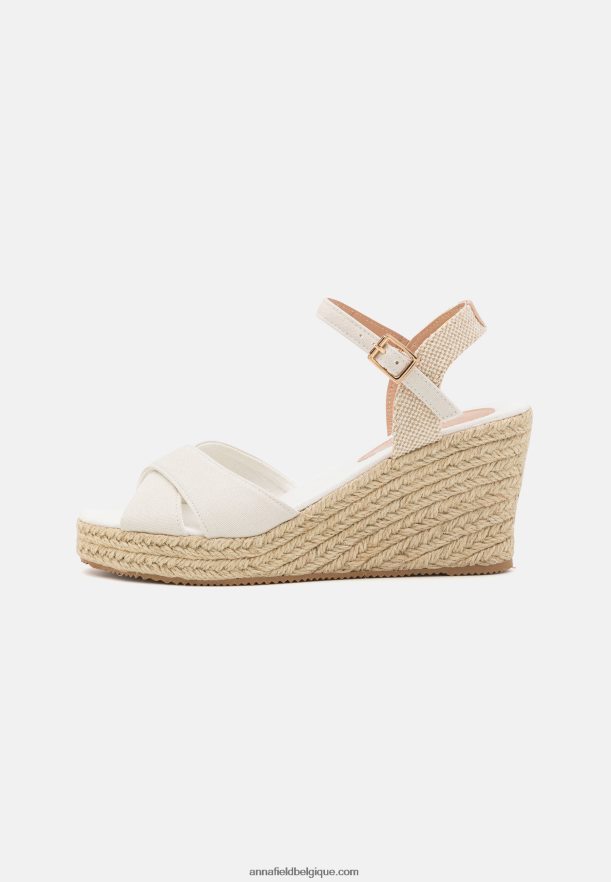 femmes sandales plateforme beige Anna FieldNHH26B1470