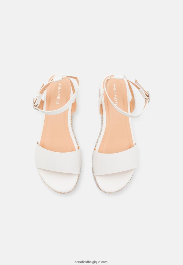 femmes sandales à plateforme blanches Anna FieldNHH26B1489