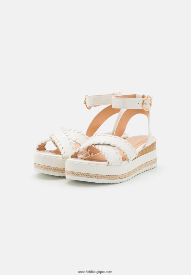 femmes sandales à plateforme blanches Anna FieldNHH26B1493