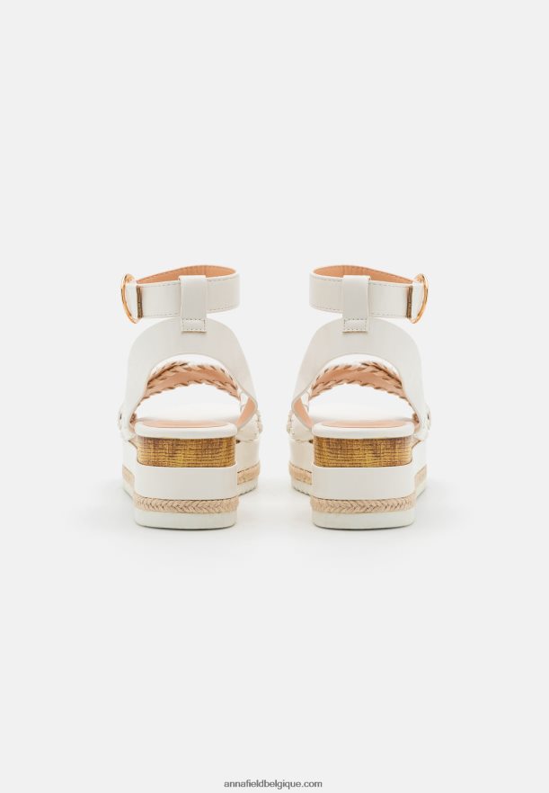 femmes sandales à plateforme blanches Anna FieldNHH26B1493