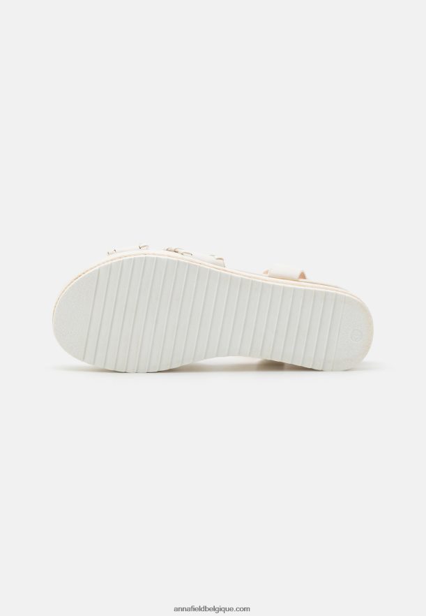 femmes sandales à plateforme blanches Anna FieldNHH26B1493