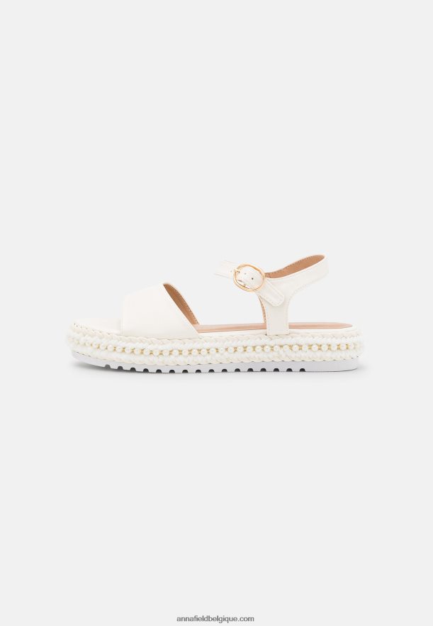 femmes sandales à plateforme blanches Anna FieldNHH26B1551