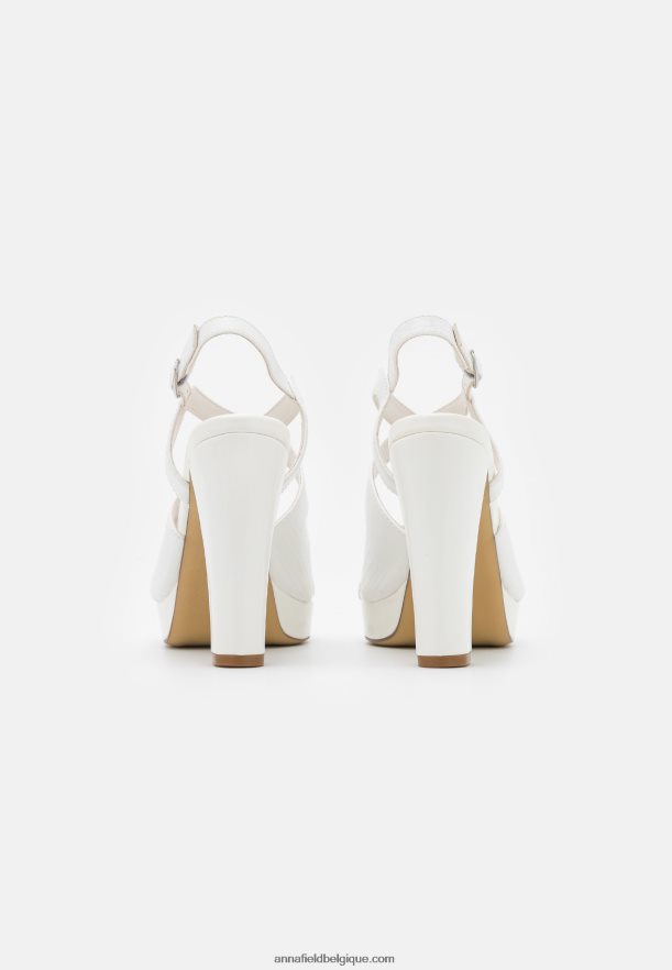 femmes sandales à plateforme blanches Anna FieldNHH26B1587