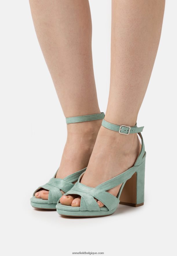 femmes sandales plateforme menthe Anna FieldNHH26B1568