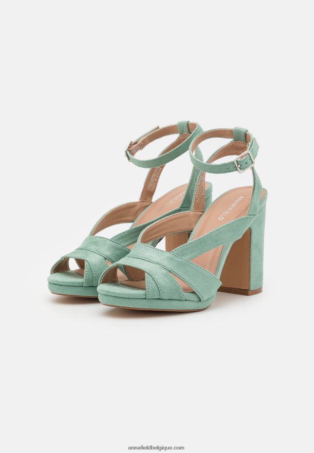 femmes sandales plateforme menthe Anna FieldNHH26B1568