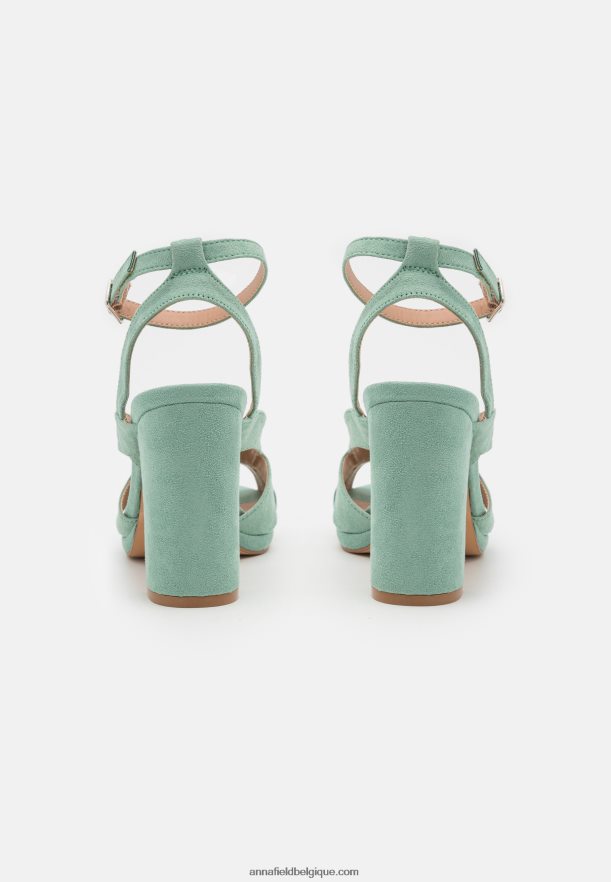 femmes sandales plateforme menthe Anna FieldNHH26B1568