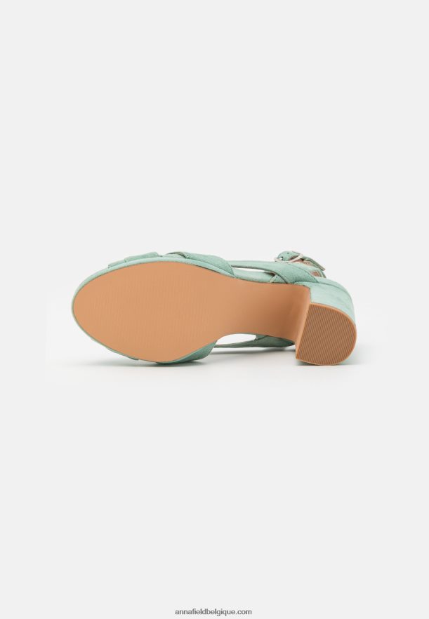 femmes sandales plateforme menthe Anna FieldNHH26B1568