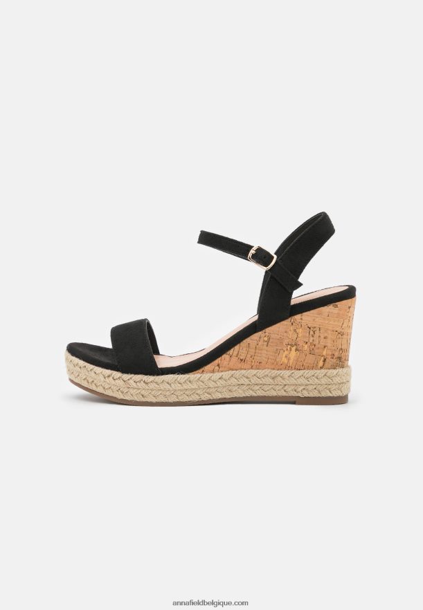 femmes sandales à plateforme noir Anna FieldNHH26B1455