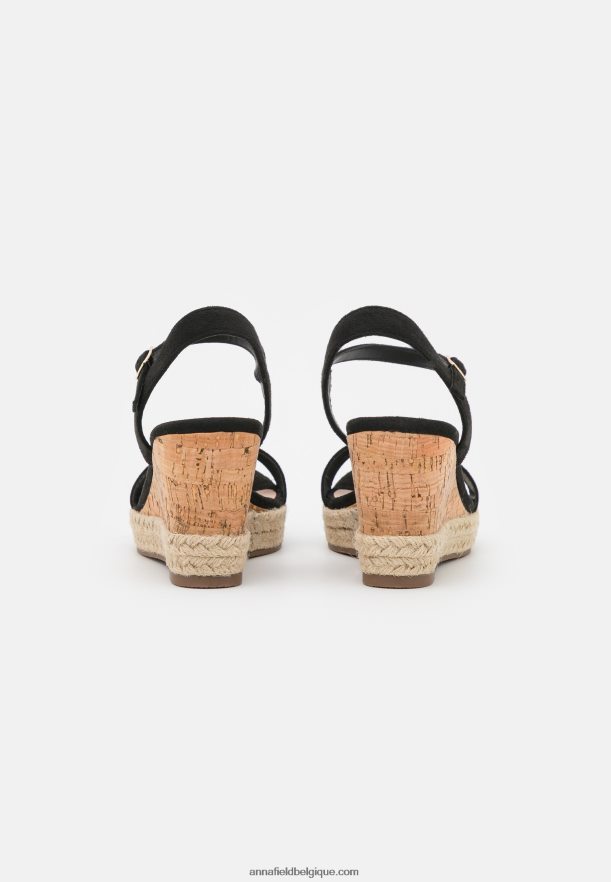 femmes sandales à plateforme noir Anna FieldNHH26B1455
