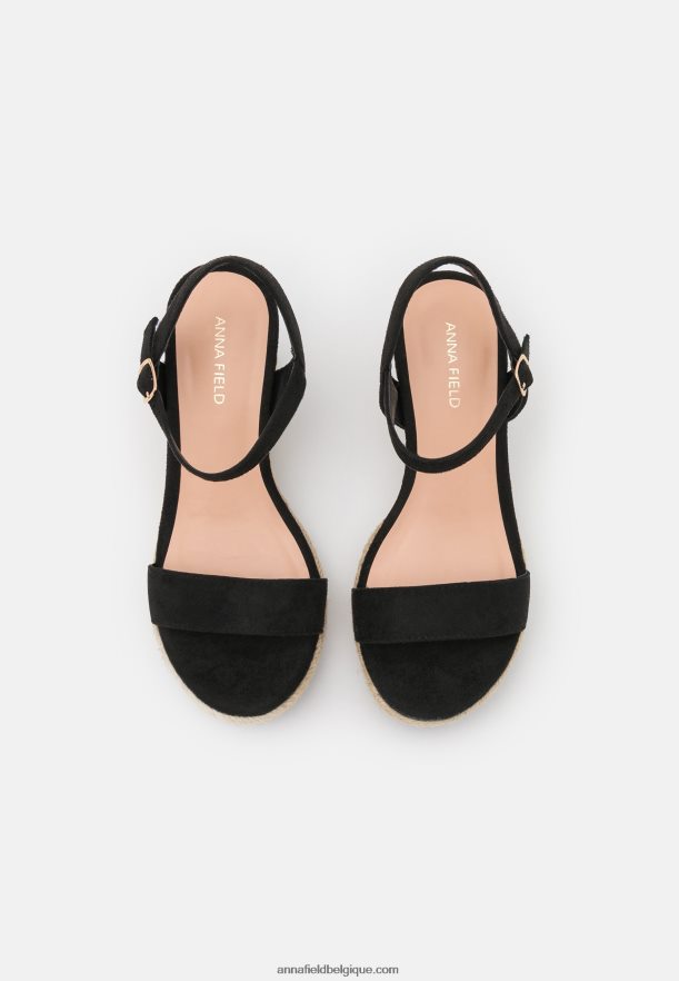 femmes sandales à plateforme noir Anna FieldNHH26B1455
