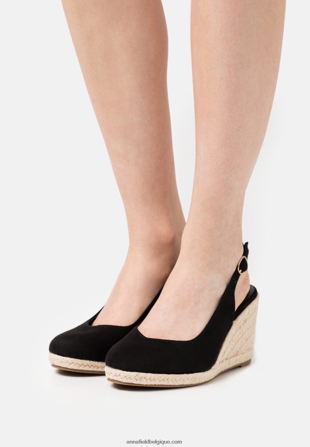femmes sandales à plateforme noir Anna FieldNHH26B1458