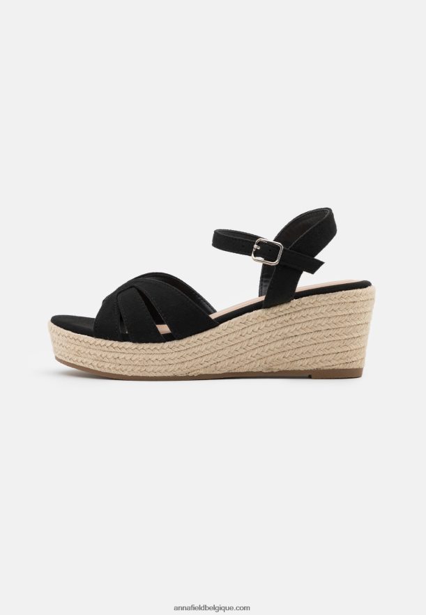 femmes sandales à plateforme noir Anna FieldNHH26B1460