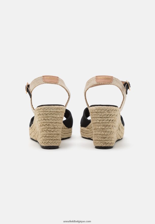 femmes sandales à plateforme noir Anna FieldNHH26B1467