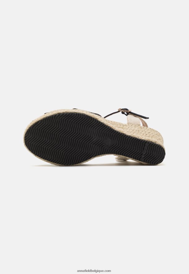 femmes sandales à plateforme noir Anna FieldNHH26B1467