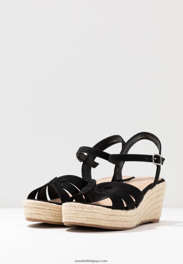 femmes sandales à plateforme noir Anna FieldNHH26B1480