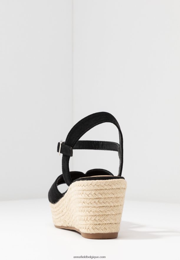 femmes sandales à plateforme noir Anna FieldNHH26B1480