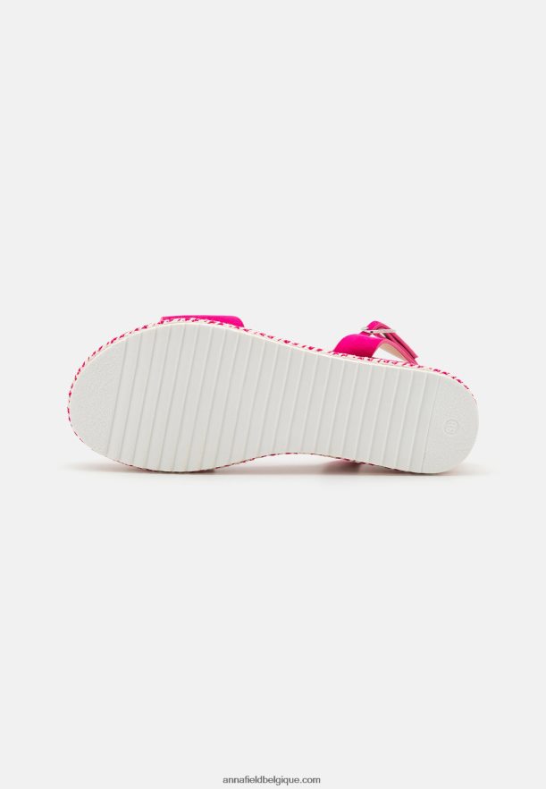 femmes sandales à plateforme rose Anna FieldNHH26B1457