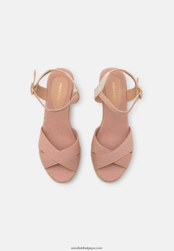 femmes sandales plateforme rose clair Anna FieldNHH26B1465