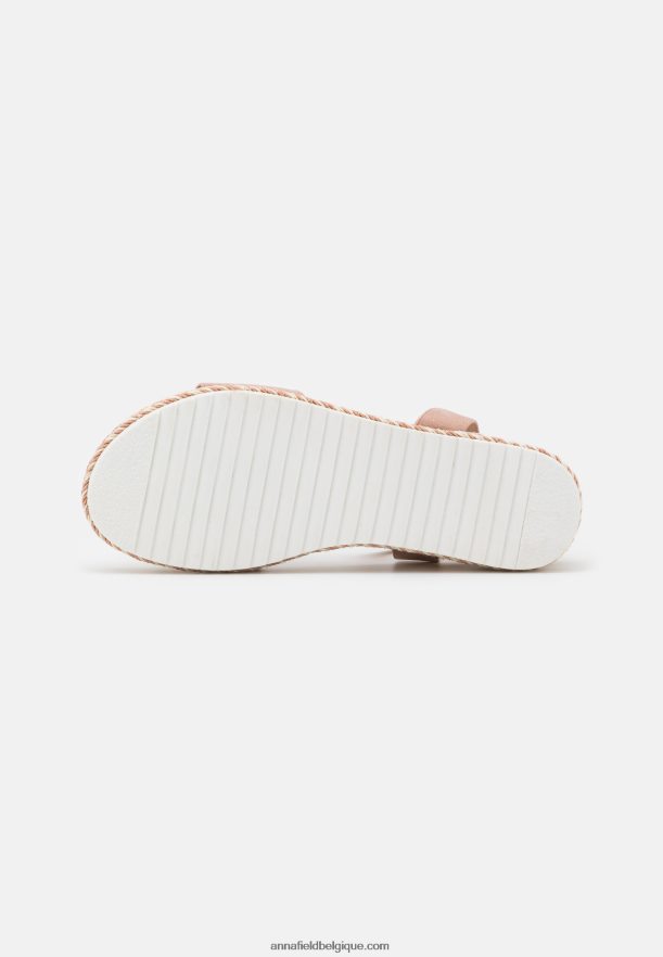 femmes sandales plateforme rose clair Anna FieldNHH26B1477