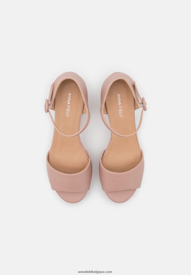 femmes sandales plateforme rose clair Anna FieldNHH26B1577