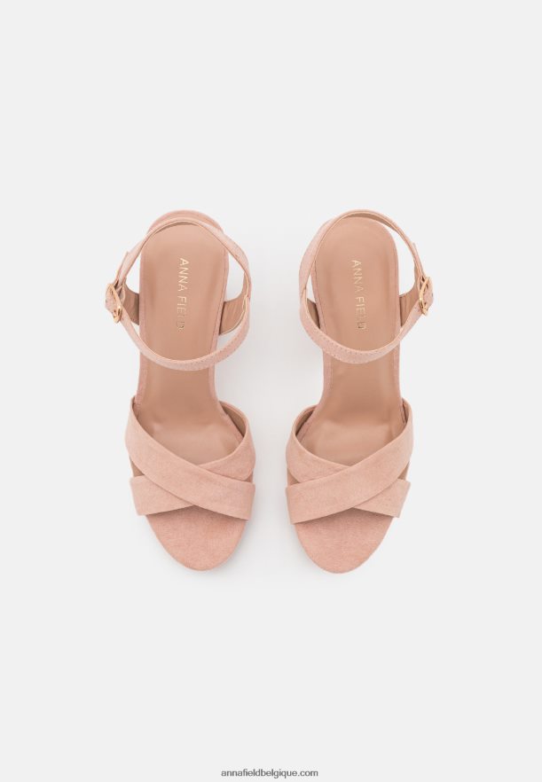 femmes sandales rose clair Anna FieldNHH26B1249