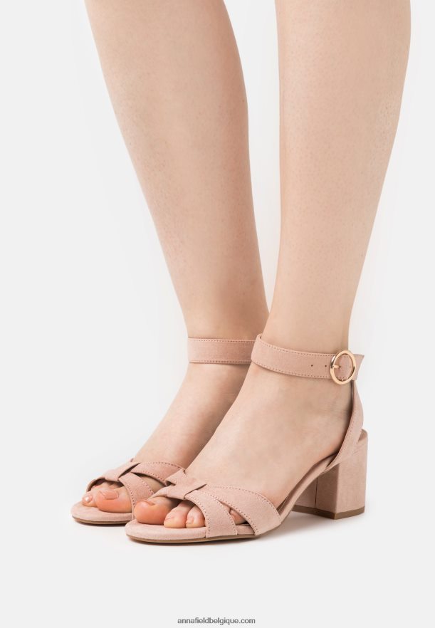 femmes sandales rose clair Anna FieldNHH26B1297