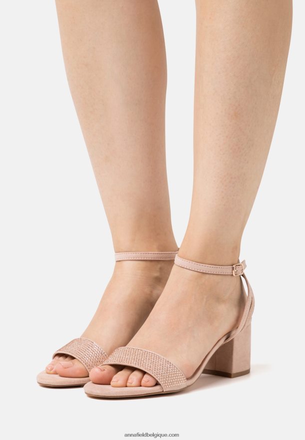 femmes sandales rose clair Anna FieldNHH26B1350