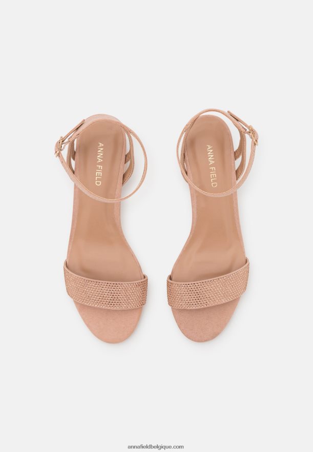 femmes sandales rose clair Anna FieldNHH26B1350