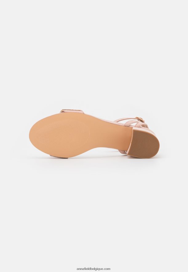 femmes sandales rose clair Anna FieldNHH26B1445