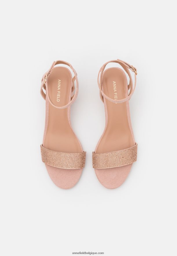 femmes sandales rose clair Anna FieldNHH26B1445